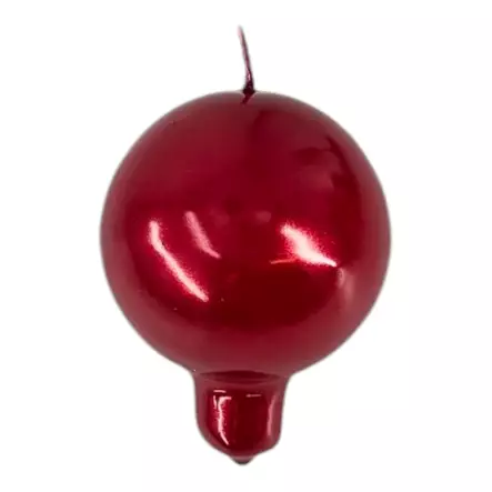 Jalallinen pallokynttilä, metallihohto punainen, 2kpl/pkt - Metallihohtokynttilät - 1902011 - 2
