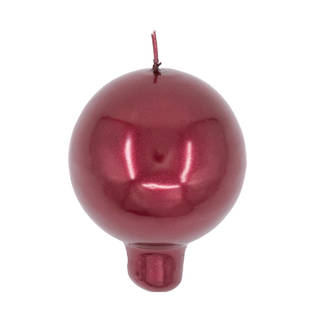 Jalallinen pallokynttilä, metallihohto viini, 2kpl/pkt - Metallihohtokynttilät - 1902013 - 1